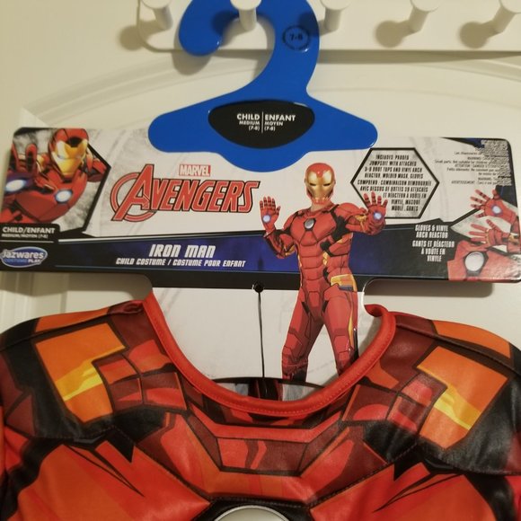 Marvel Iron Man Costume with gloves and mask - Picture 5 of 14